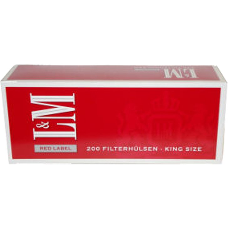 L&M Red Mega Box 4 x 185g mit 1000 King Size Hülsen