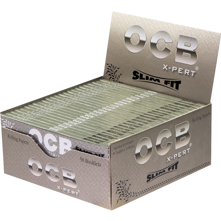 OCB X-Pert Silber Slim Fit 50 x 32 Blatt