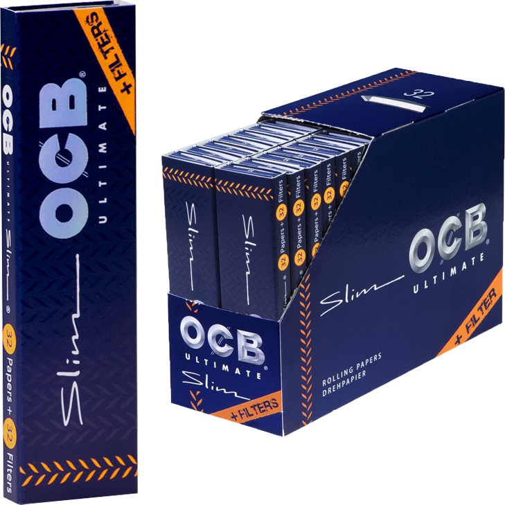 OCB Ultimate Slim 32 x 32 Blatt mit Tips