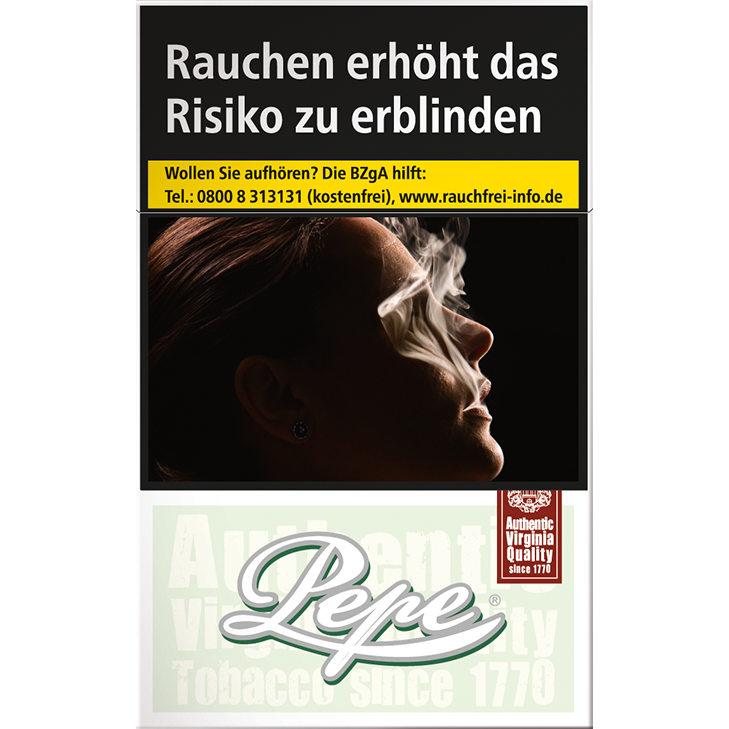 Pepe Fine Green Zigaretten 7 €