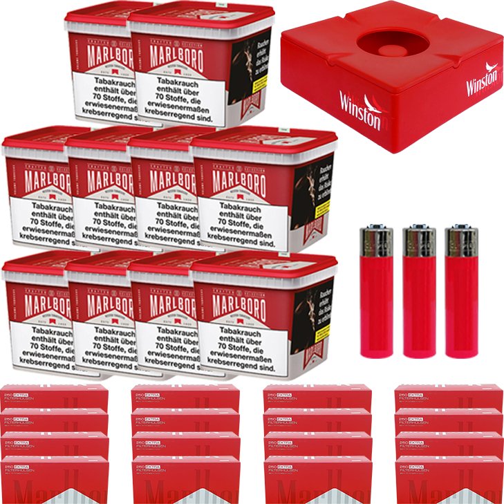 Marlboro Crafted Selection 10 x 235g 4000 Extra Hülsen