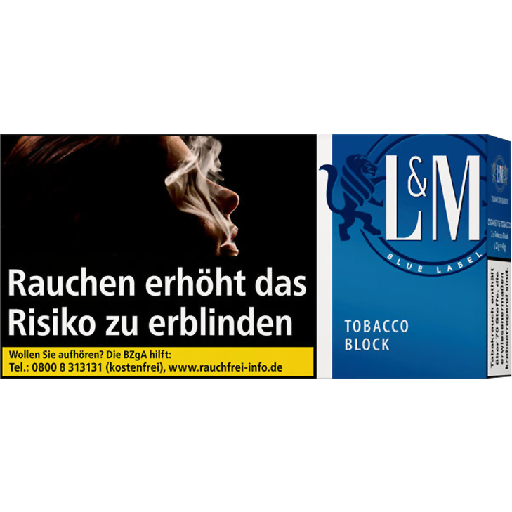 L&M Tobacco Block Blue Label 42g