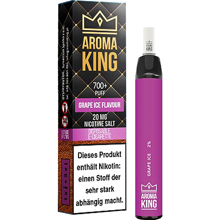 Aroma King E-Shisha 20 mg/ml Traube Ice