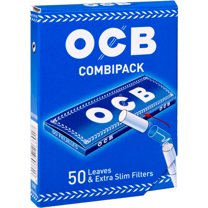 OCB Combipack 50 Blatt mit Filtersticks 5,7 mm