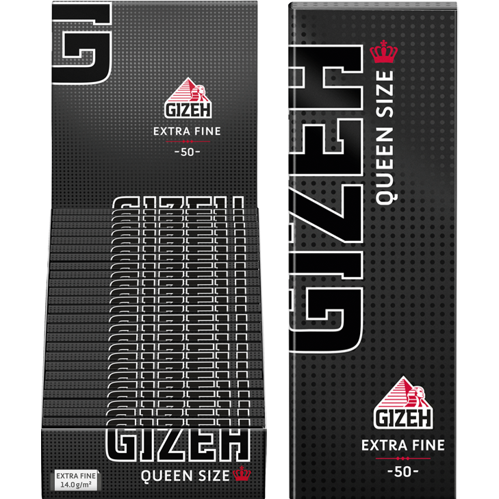 Gizeh Black Queen Size 25 x 50 Blatt