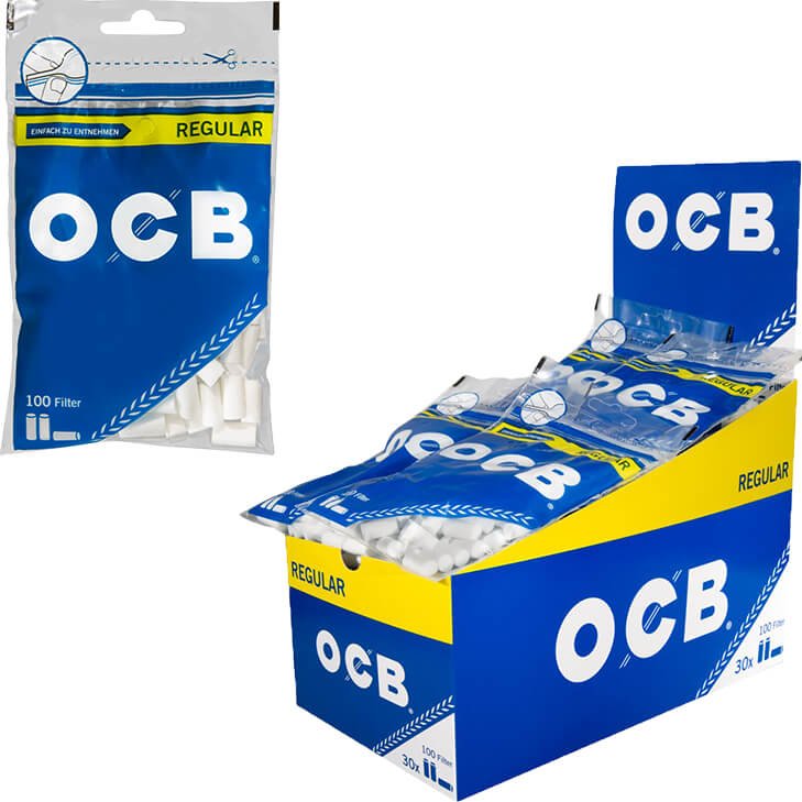 OCB Drehfilter Regular 7,5 mm 30 x 100 Stück