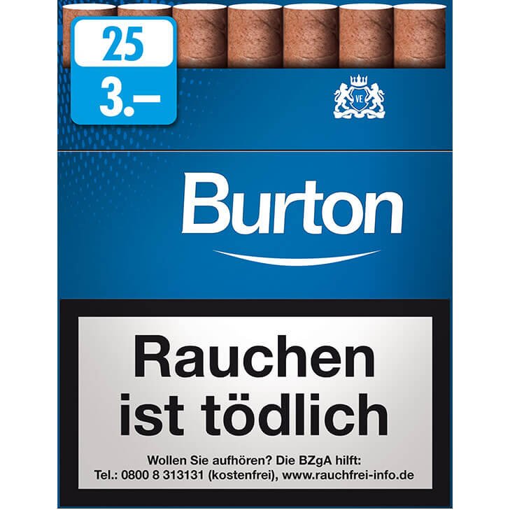 Burton Blue Zigarillos 3,00 €