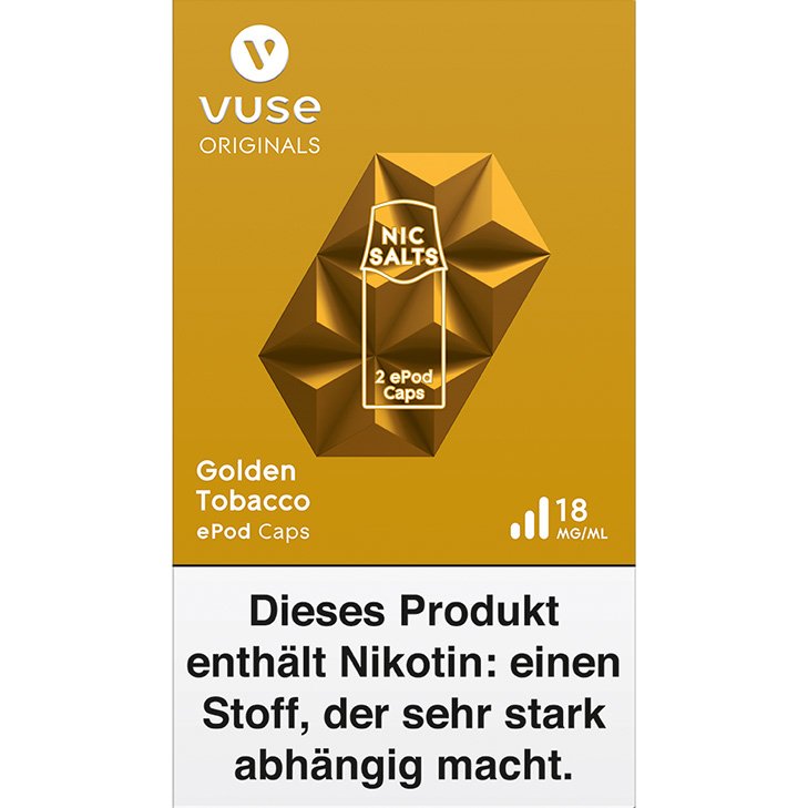 VUSE ePod Caps (Golden Tobacco)