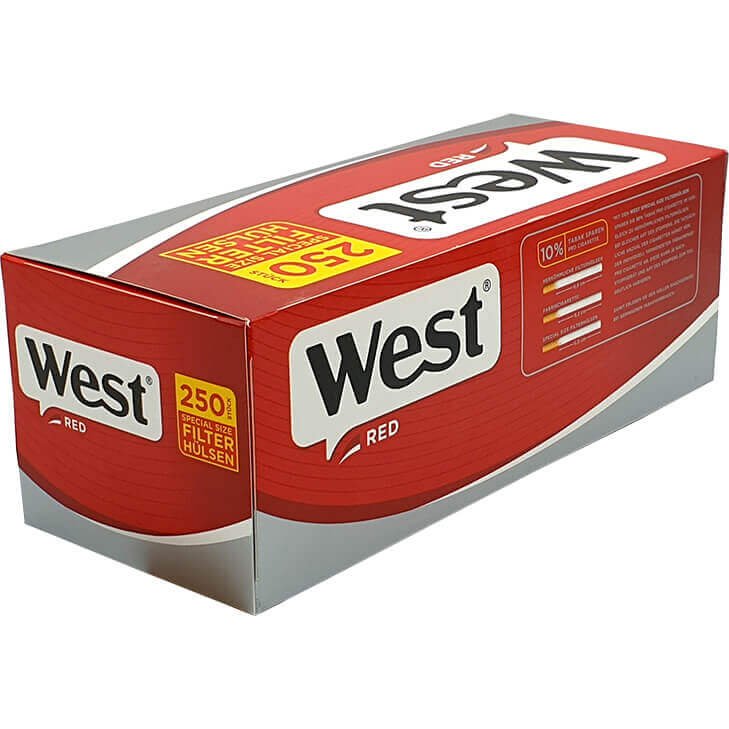 4 x 250 West Red Special Filterhülsen Hülsen 