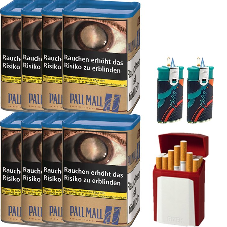 Pall Mall Authentic Blue 8 x 55g mit Etui