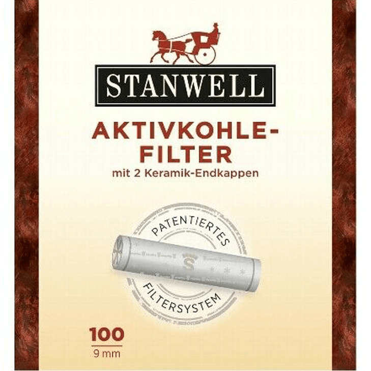Stanwell Aktivkohlefilter 9 mm 100 Stück