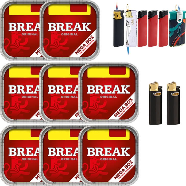 Break Original 8 x 165g mit Feuerzeuge