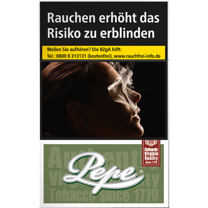 Pepe Rich Green Zigaretten 7 €