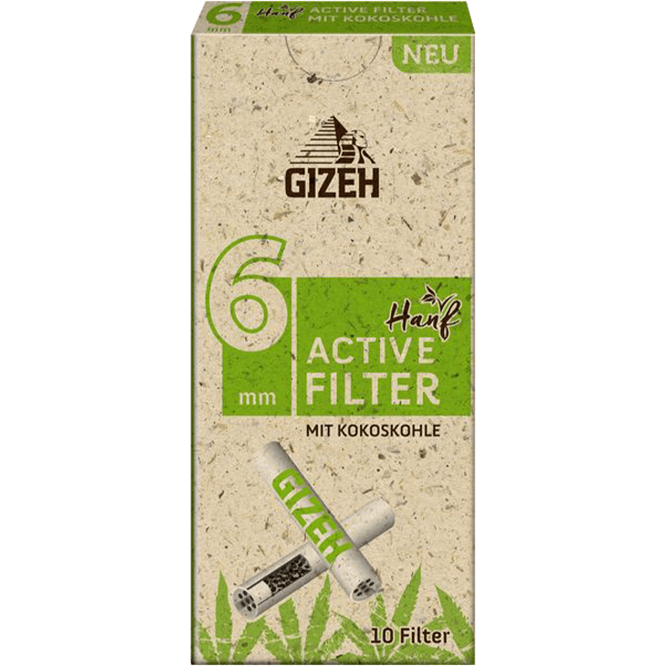 Gizeh Hanf Active Filter 6 mm