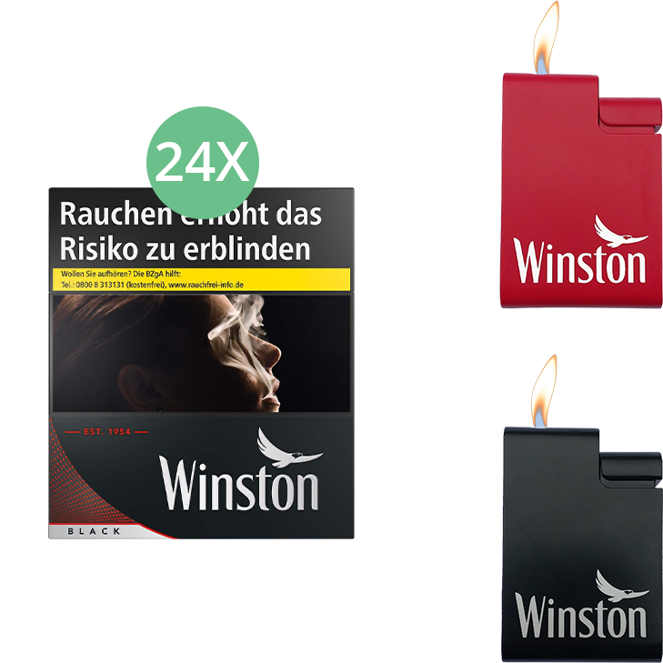 Winston Black (3 Stangen) 24 x 32 Stück