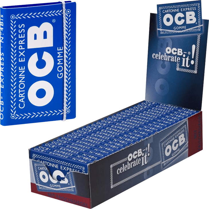 OCB Blau Gummizug 25 x 100 Blatt