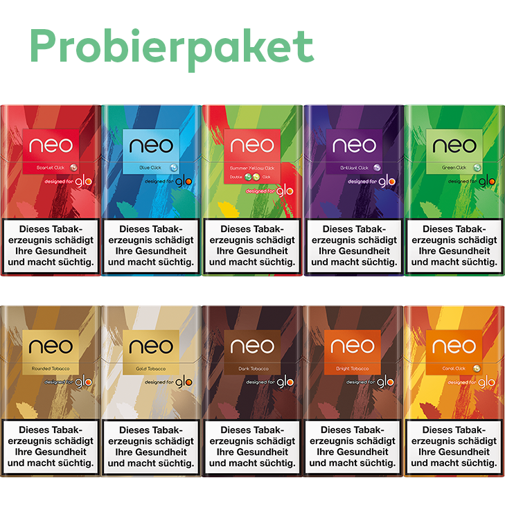 Neo Sticks Probierpaket (10 PACKS)