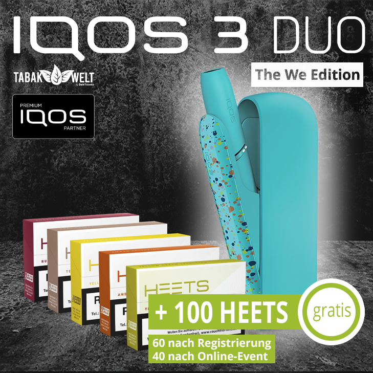 IQOS™ 3 DUO Starterkit Special (We) Edition + 100 Heets