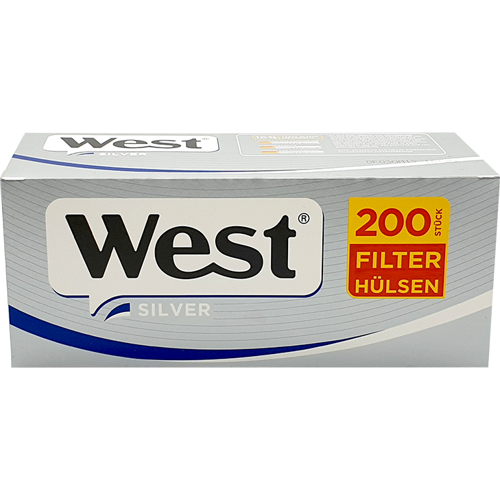 West Silver Filterhülsen 200