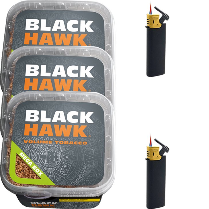Black Hawk 3 x 230g mit Sturmfeuerzeug