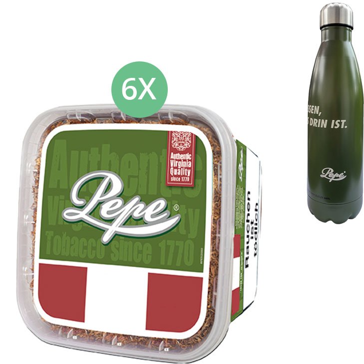  Pepe Rich Green 6 x 170g mit Thermosflasche