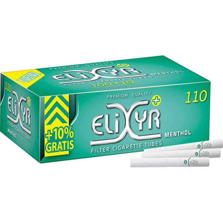 Elixyr Plus Menthol Filterhülsen