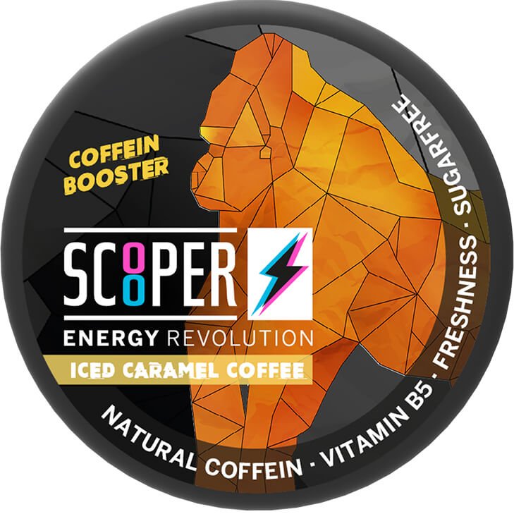 Scooper Energy Iced Caramell Coffee