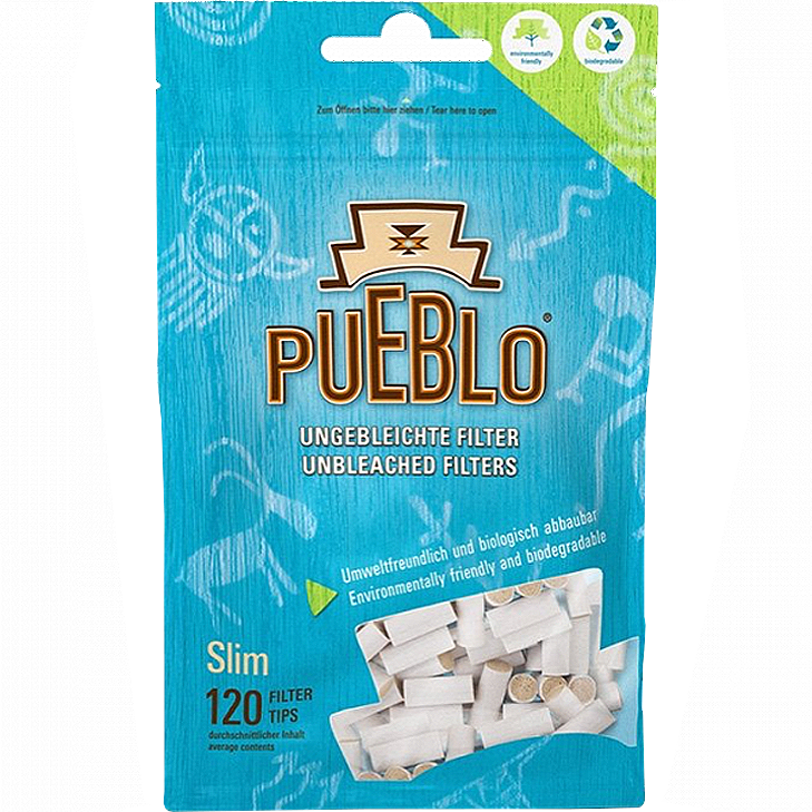 Pueblo Slim Filter 6mm 120 Stück