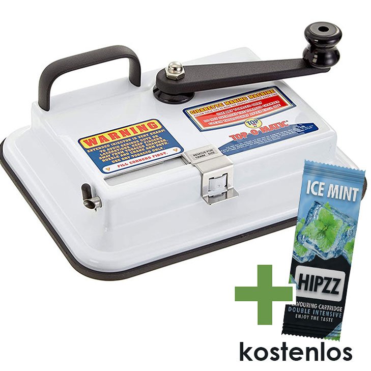 OCB Top-o-Matic Zigarettenstopfmaschine + HIPZZ Ice Mint