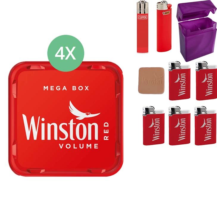 Winston Mega Box 4 x 140g mit Etui