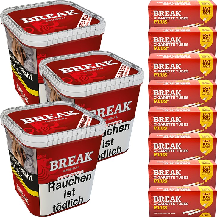 Break Original 3 x 220g mit 1600 Plus Hülsen