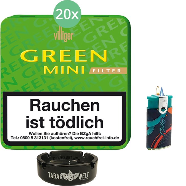 Villiger Green Mini Filter 20 X 20 Stück