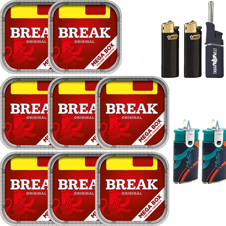 Break Original 8 x 170g mit Feuerzeuge