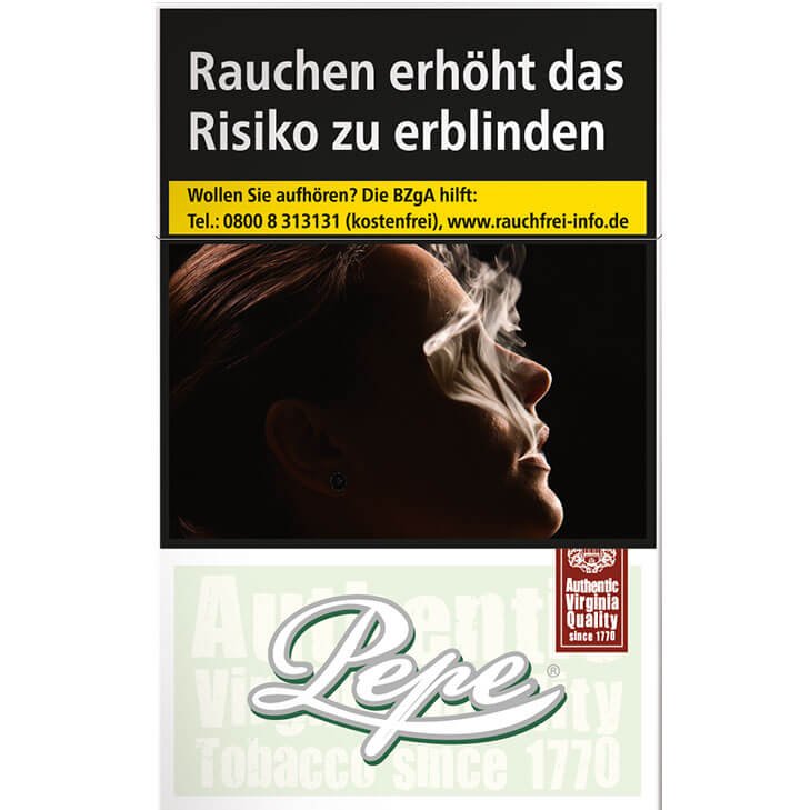 Pepe Fine Green Zigaretten 6,70 €