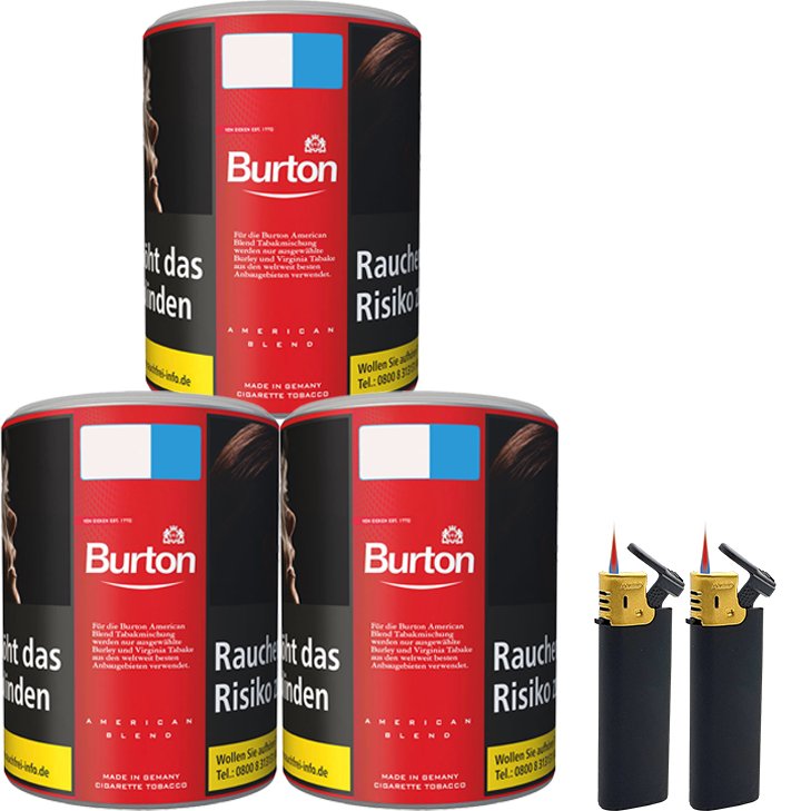 Burton Original 3 x 120g mit Strumfeuerzeugen