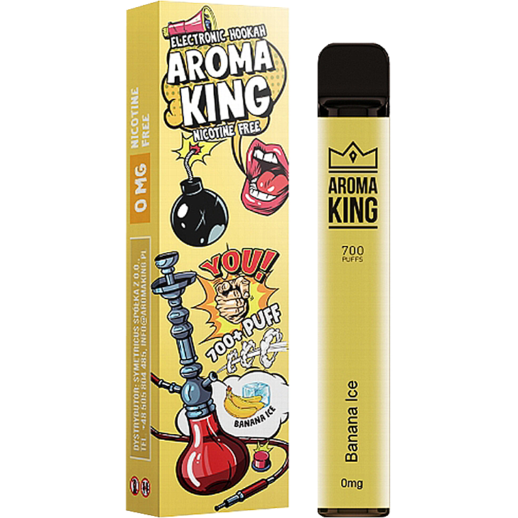 Aroma King E-Shisha 0 mg/ml Banane Ice