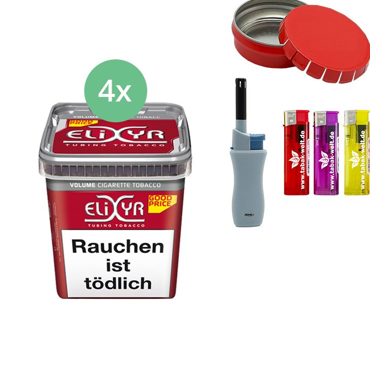 Elixyr 4 x 315g mit Mini Aschenbecher
