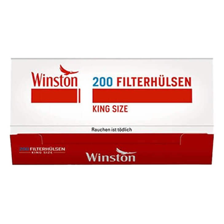 Winston Premium Blue 10 x 75g mit 2000 King Size Filterhülsen