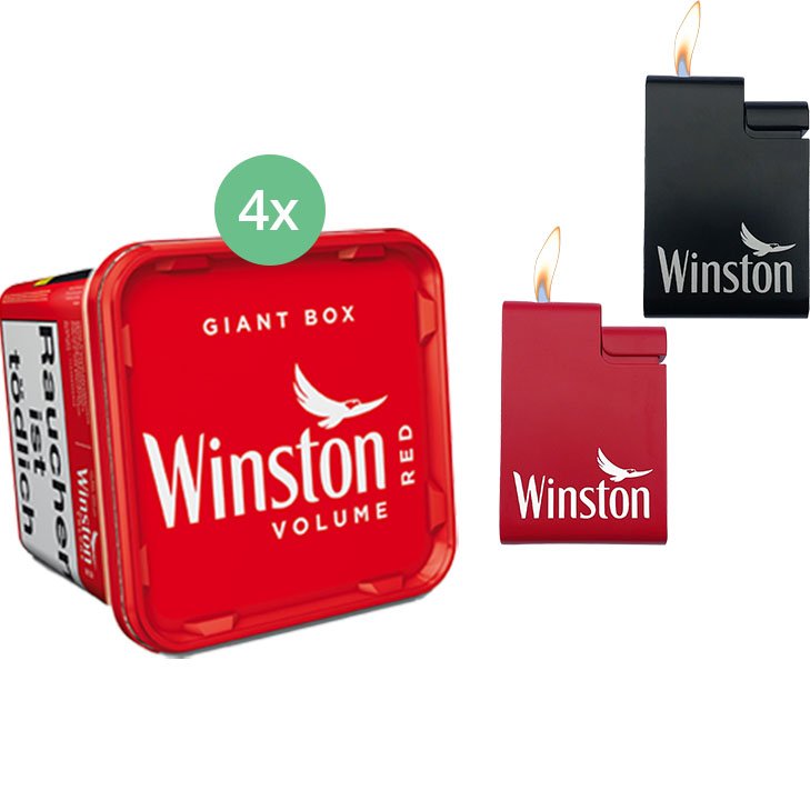 Winston Giant Box 4 x 245g ohne Hülsen
