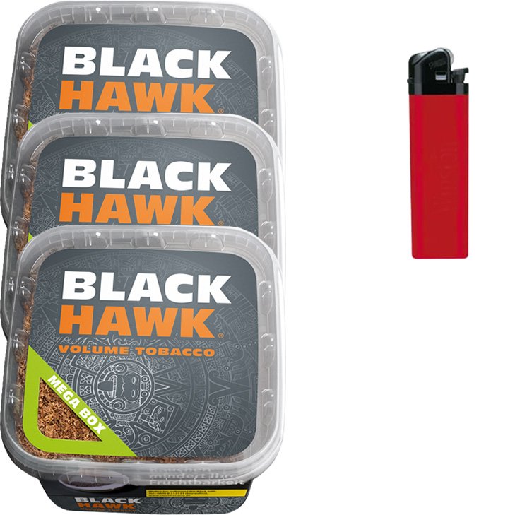 Black Hawk 3 x 230g mit Reibradfeuerzeug
