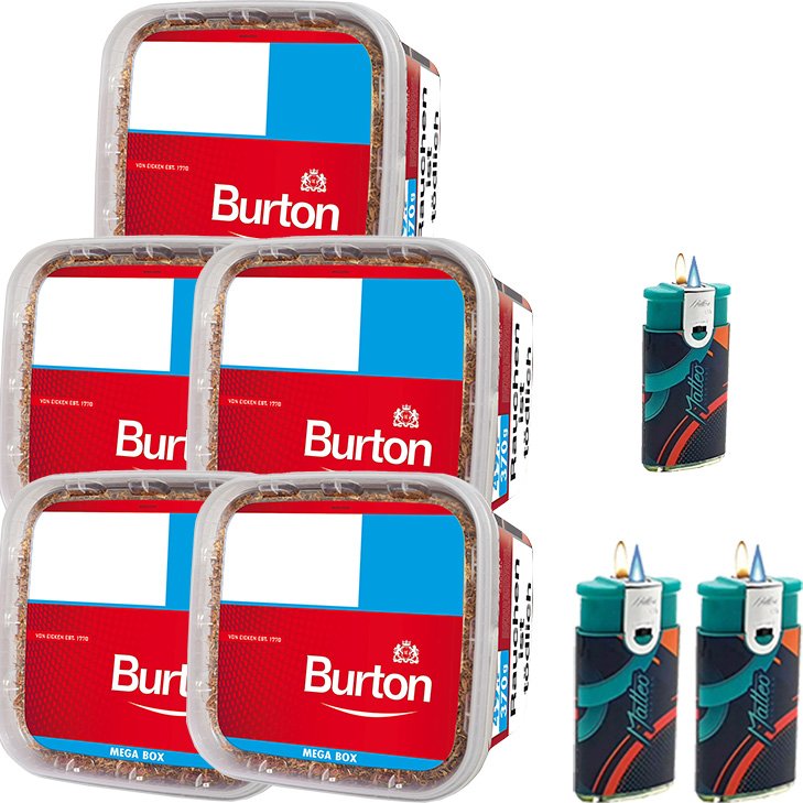 Burton 5 x 330g mit Aschenbecher